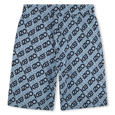 Printed Bermuda jogging shorts KENZO KIDS BOY