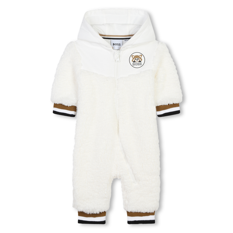 Playsuit with red panda patch BOSS 
                        UNISEX