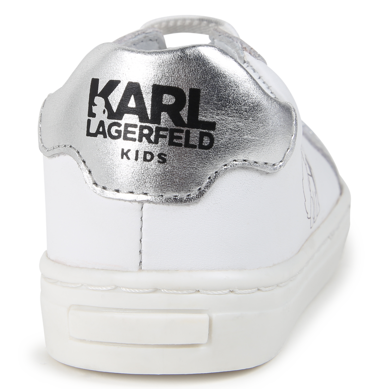 Low-top leather trainers KARL LAGERFELD KIDS 
                        UNISEX