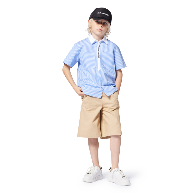 Adjustable embroidered cap KARL LAGERFELD KIDS 
                        BOY