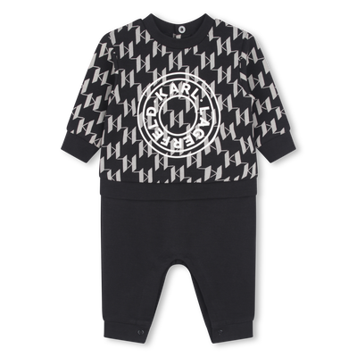 Printed onesie KARL LAGERFELD KIDS BOY