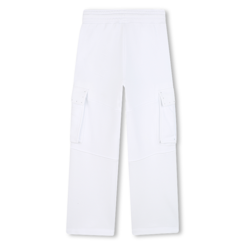 Fleece trousers with diamant&eacute;s GIVENCHY 
                        GIRL