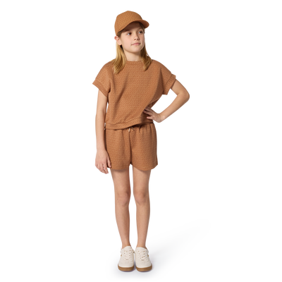 ELASTICATED WAIST SHORTS MICHAEL KORS GIRL