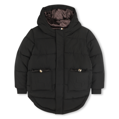 Hooded down jacket BOSS GIRL
