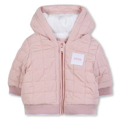 Hooded down jacket BOSS GIRL