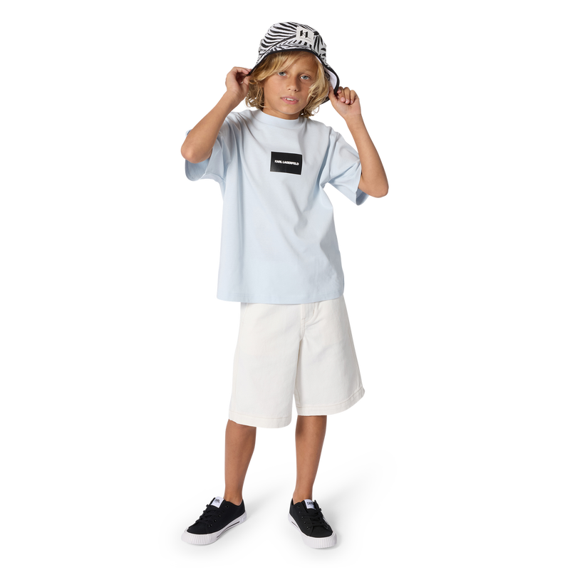 BERMUDA SHORTS WITH POCKETS KARL LAGERFELD KIDS 
                        BOY
