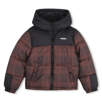 Hooded down jacket HUGO BOY