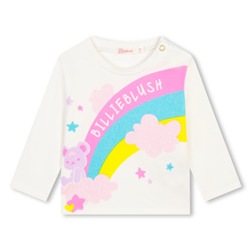 Long-sleeved cotton T-shirt BILLIEBLUSH 
                        GIRL