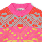 Knitted sweater with heart patterns BILLIEBLUSH 
                    GIRL