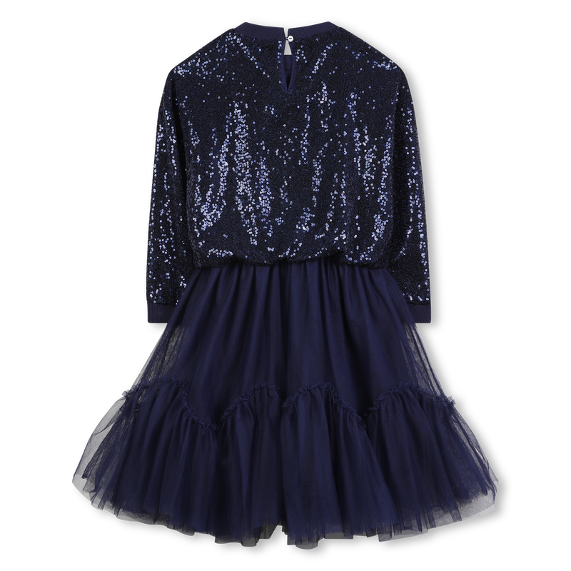 Bi-material dress BILLIEBLUSH 
                        GIRL