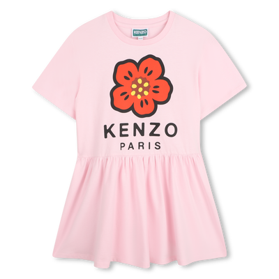 DRESS GATHERED AT THE WAIST KENZO KIDS GIRL