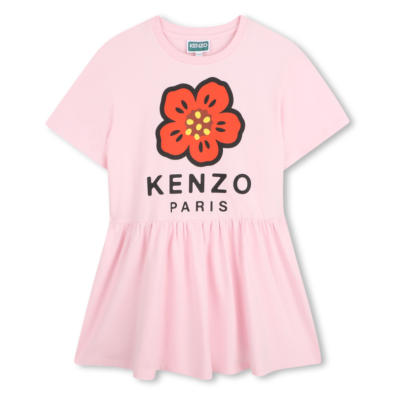 DRESS GATHERED AT THE WAIST KENZO KIDS 
                        GIRL