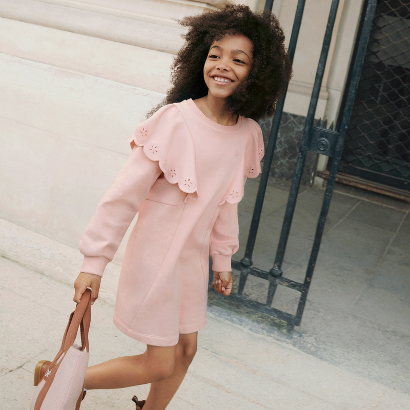 Ruffled Fleece Dress CHLOE 
                        GIRL