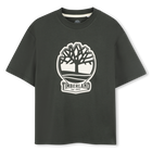 Two-tone T-shirt with logo, GREEN, hi-res