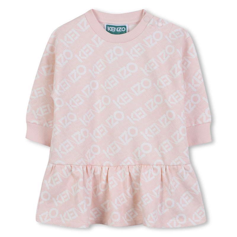 Printed fleece dress KENZO KIDS 
                        GIRL