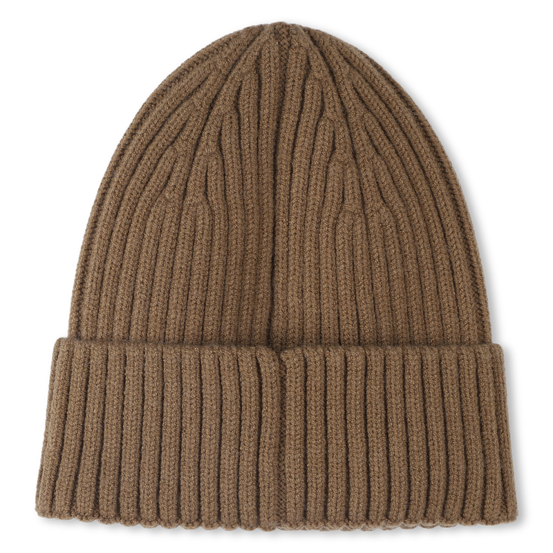 Knitted badge hat with logo TIMBERLAND 
                        BOY