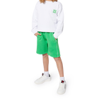 Long fleece running shorts HUGO 
                    BOY