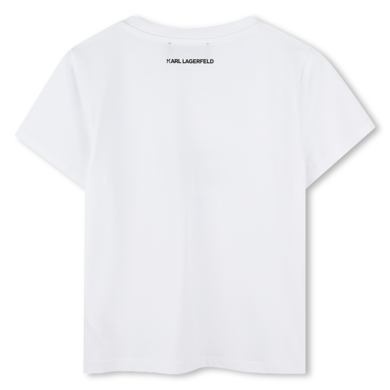 T-shirt with print KARL LAGERFELD KIDS 
                        GIRL