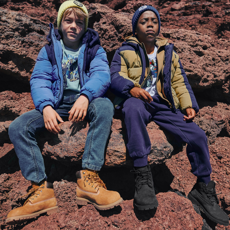 Water-repellent hooded down jacket TIMBERLAND 
                        BOY