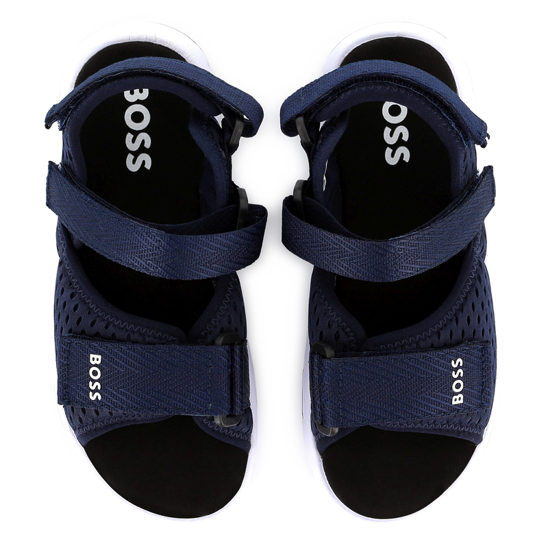 Hook-and-loop canvas sandals BOSS 
                        BOY