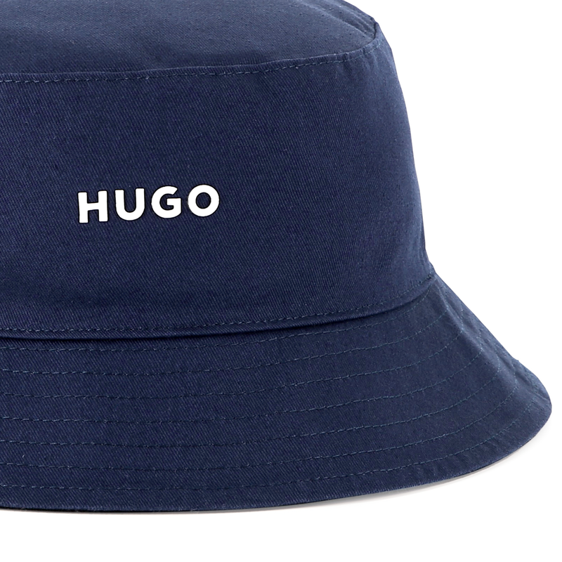 Reversible twill bucket hat HUGO 
                        BOY