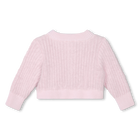 Decorative knitted cardigan CARREMENT BEAU 
                    GIRL