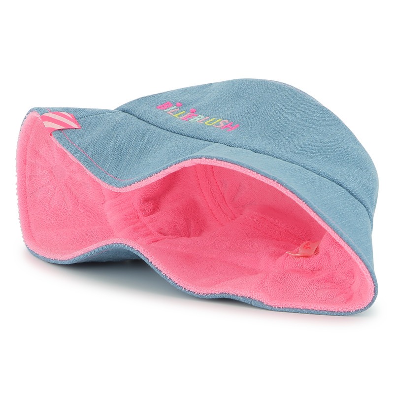 Reversible cotton bucket hat BILLIEBLUSH 
                        GIRL