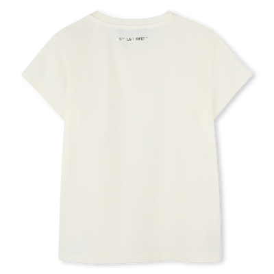 Short-sleeved T-shirt KARL LAGERFELD KIDS GIRL