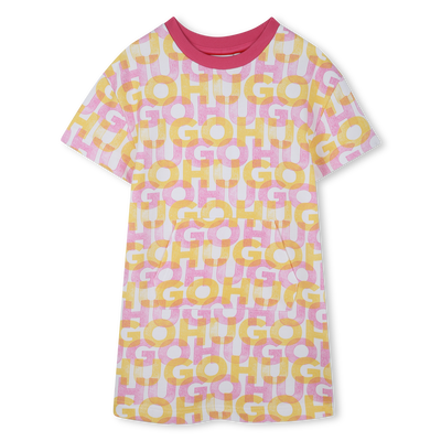 Printed fleece dress HUGO GIRL