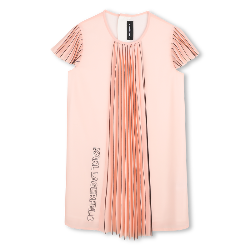 Short-sleeve dress KARL LAGERFELD KIDS 
                        GIRL