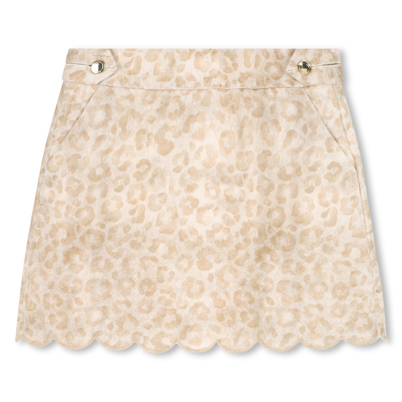Short skirt with leopard print CHLOE 
                        GIRL