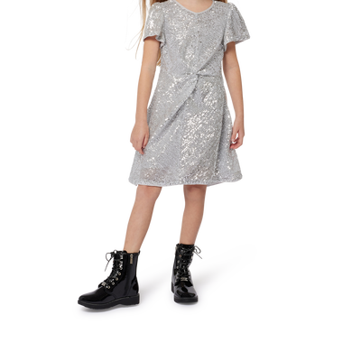Sequin zip-up dress MICHAEL KORS GIRL