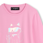Long sleeve t-shirt KARL LAGERFELD KIDS 
                    GIRL