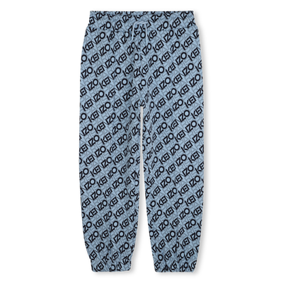 Printed jogging trousers KENZO KIDS BOY
