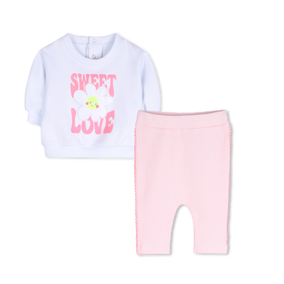 SWEATSHIRT AND LEGGINGS SET BILLIEBLUSH GIRL