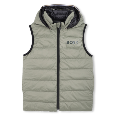 Flann-effect hooded puffer jacket BOSS BOY