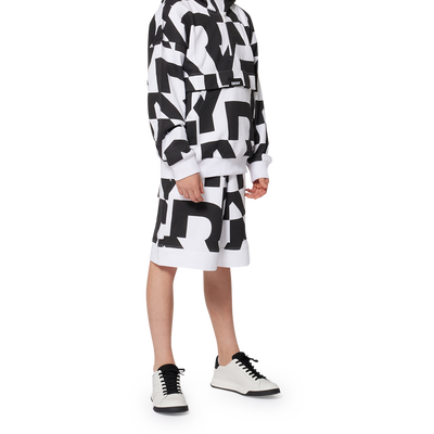 Cotton fleece Bermuda shorts DKNY UNISEX