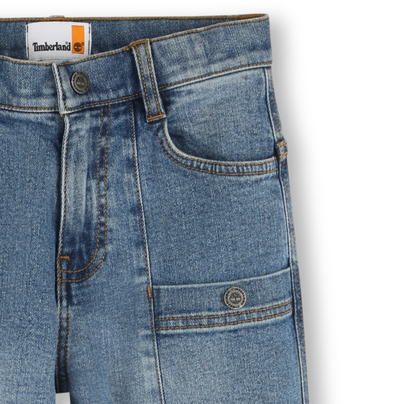 Wide adjustable-waist jeans TIMBERLAND 
                        BOY
