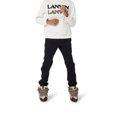 Round-neck logo sweatshirt LANVIN BOY