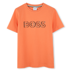 Short-sleeved cotton T-shirt BOSS 
                    BOY