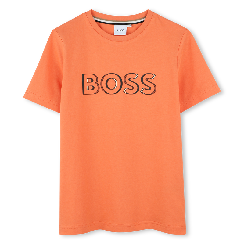 Short-sleeved cotton T-shirt BOSS 
                        BOY