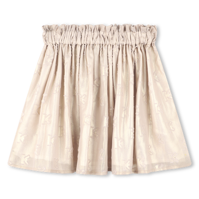 Lam&eacute; jacquard skirt KENZO KIDS GIRL