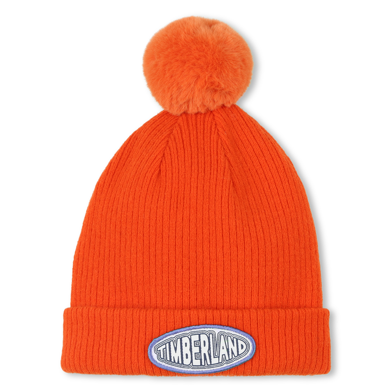 Fleece pompom knit hat TIMBERLAND 
                        BOY