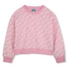 Cotton fleece sweatshirt KENZO KIDS 
                    GIRL