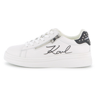 Cowhide leather trainers KARL LAGERFELD KIDS 
                    GIRL