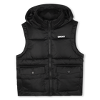 Down jacket with removable sleeves DKNY 
                    UNISEX