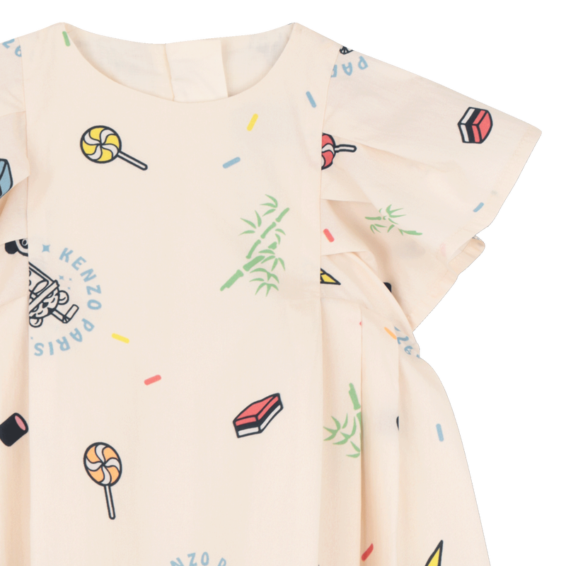 POPLIN DRESS KENZO KIDS 
                        GIRL