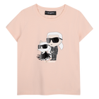 Short sleeve t-shirt KARL LAGERFELD KIDS 
                    GIRL