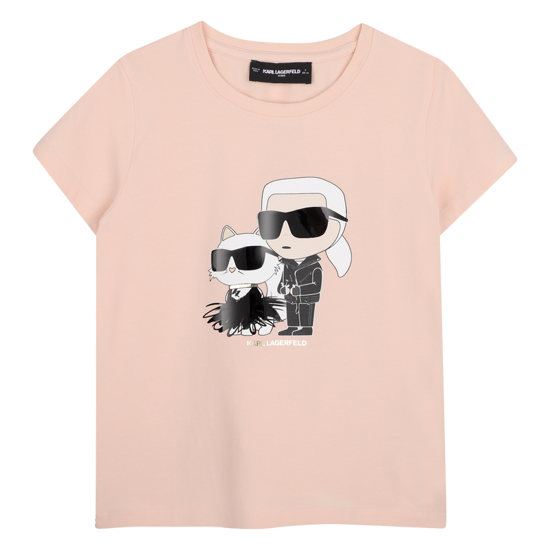 Short sleeve t-shirt KARL LAGERFELD KIDS 
                        GIRL