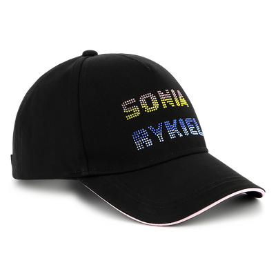 Cotton hook-and-loop cap SONIA RYKIEL GIRL